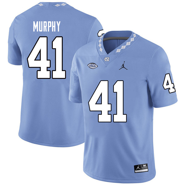 Jordan Brand Men #41 Kyle Murphy North Carolina Tar Heels College Football Jerseys Sale-Carolina Blu